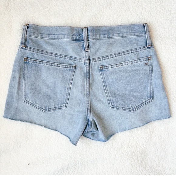 Madewell Relaxed Denim Jean Shorts in Cedarcroft Wash Size 27 - Picture 5 of 8